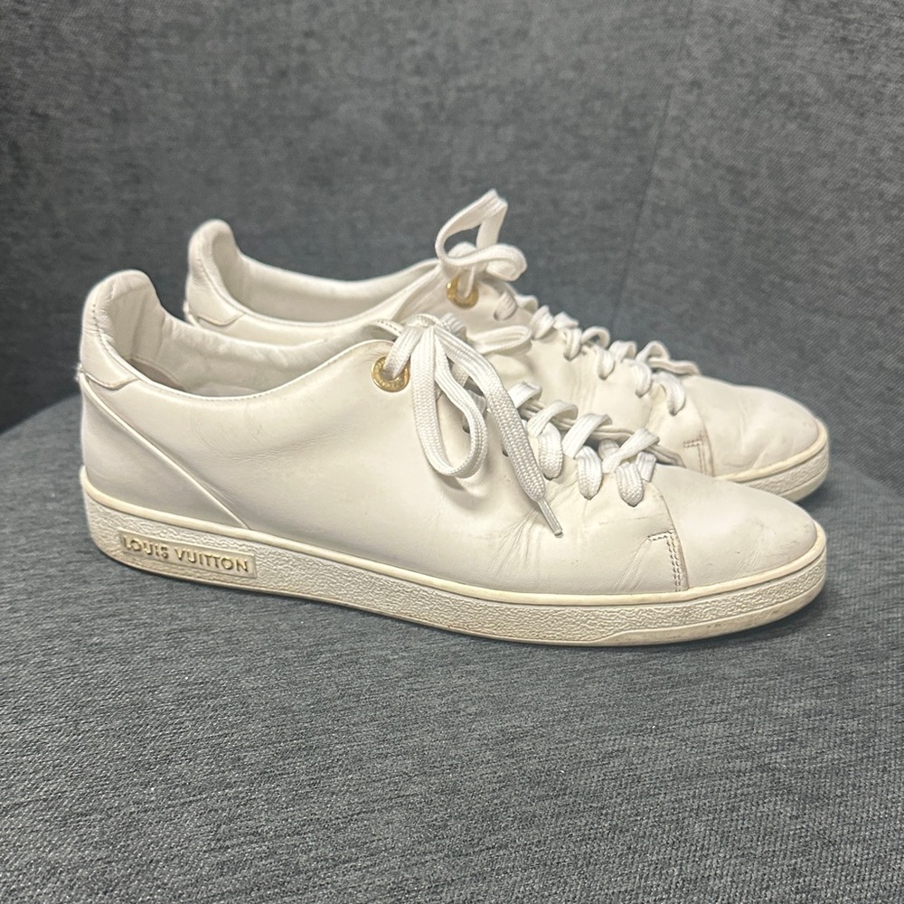 Vintage Louis Vuitton Cream Women's Sneakers
